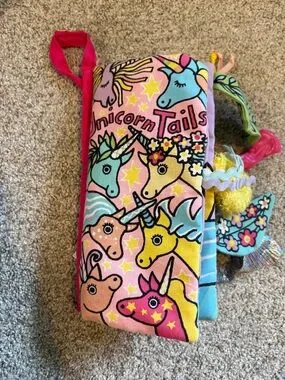 Jellycat | Toys | Jellycat Plush Cloth Book Unicorn Tails Soft Sensory ...